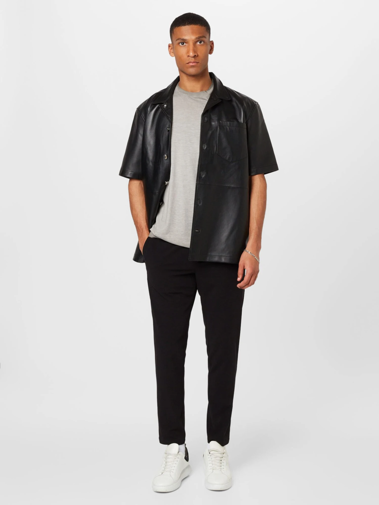 DRYKORN T-shirts Shirt THILO Heren Donkergrijs / Grijs Gemêleerd 7 DRYKORN T-shirts Shirt THILO Heren Donkergrijs / Grijs Gemêleerd - Afbeelding 5