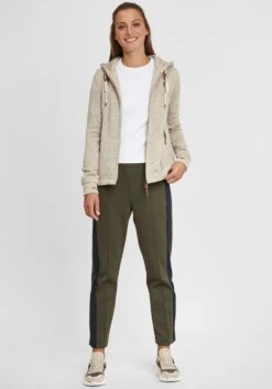 OXMO Sweatvesten Sweatvest Thory Dames Beige -Chique Kleding Winkel 2d0ee4f8a6a15e31dc988b9145044ac7