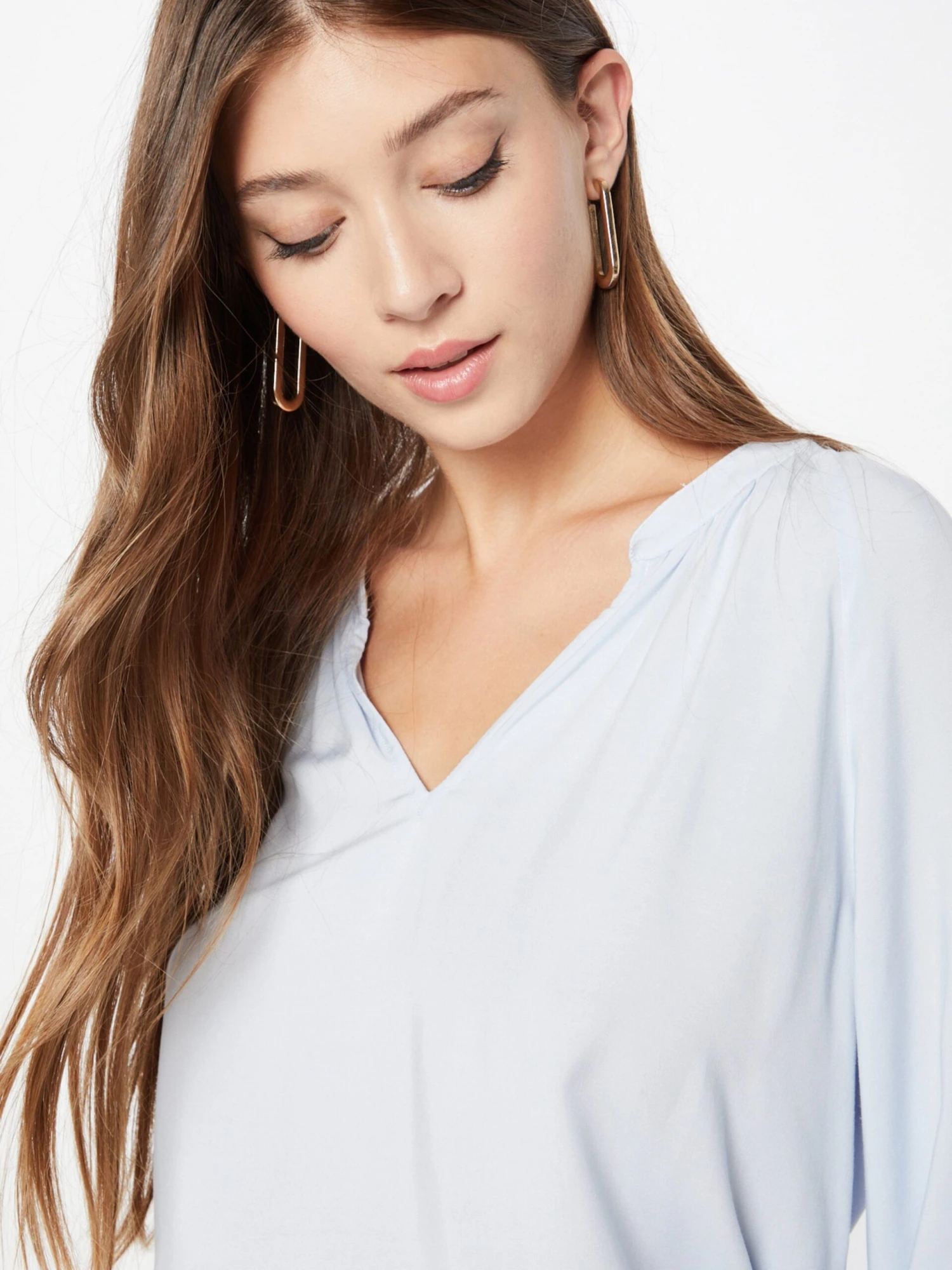 Part Two Blouses Met Korte Mouw Blouse Milean Dames Lichtblauw 4 Part Two Blouses Met Korte Mouw Blouse Milean Dames Lichtblauw - Afbeelding 2