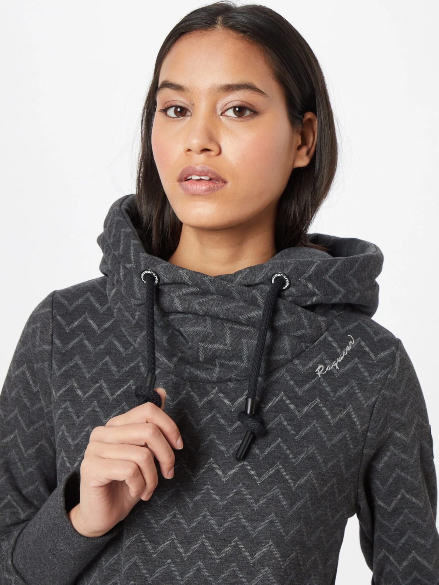 Ragwear Hoodies Sweatshirt GRIPY Dames Zwart 4 Ragwear Hoodies Sweatshirt GRIPY Dames Zwart - Afbeelding 2