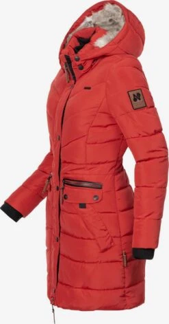 Navahoo Wintermantels Wintermantel Paula Dames Rood -Chique Kleding Winkel 2f93d60bac17e1f88b1ce00fd5910b51