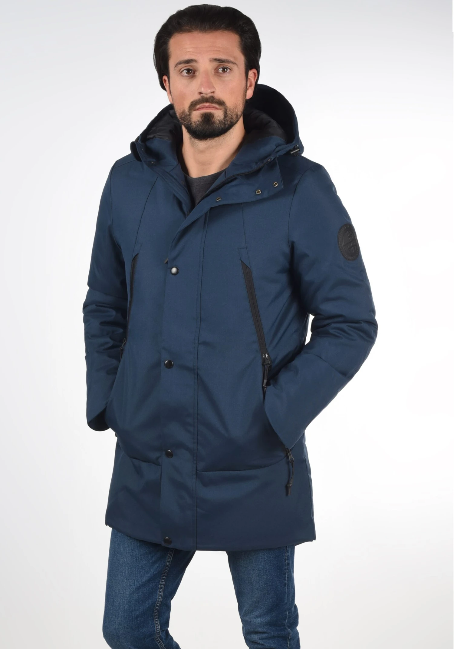 Blend Parkas Winterparka Talan Heren Blauw 4 Blend Parkas Winterparka Talan Heren Blauw - Afbeelding 2