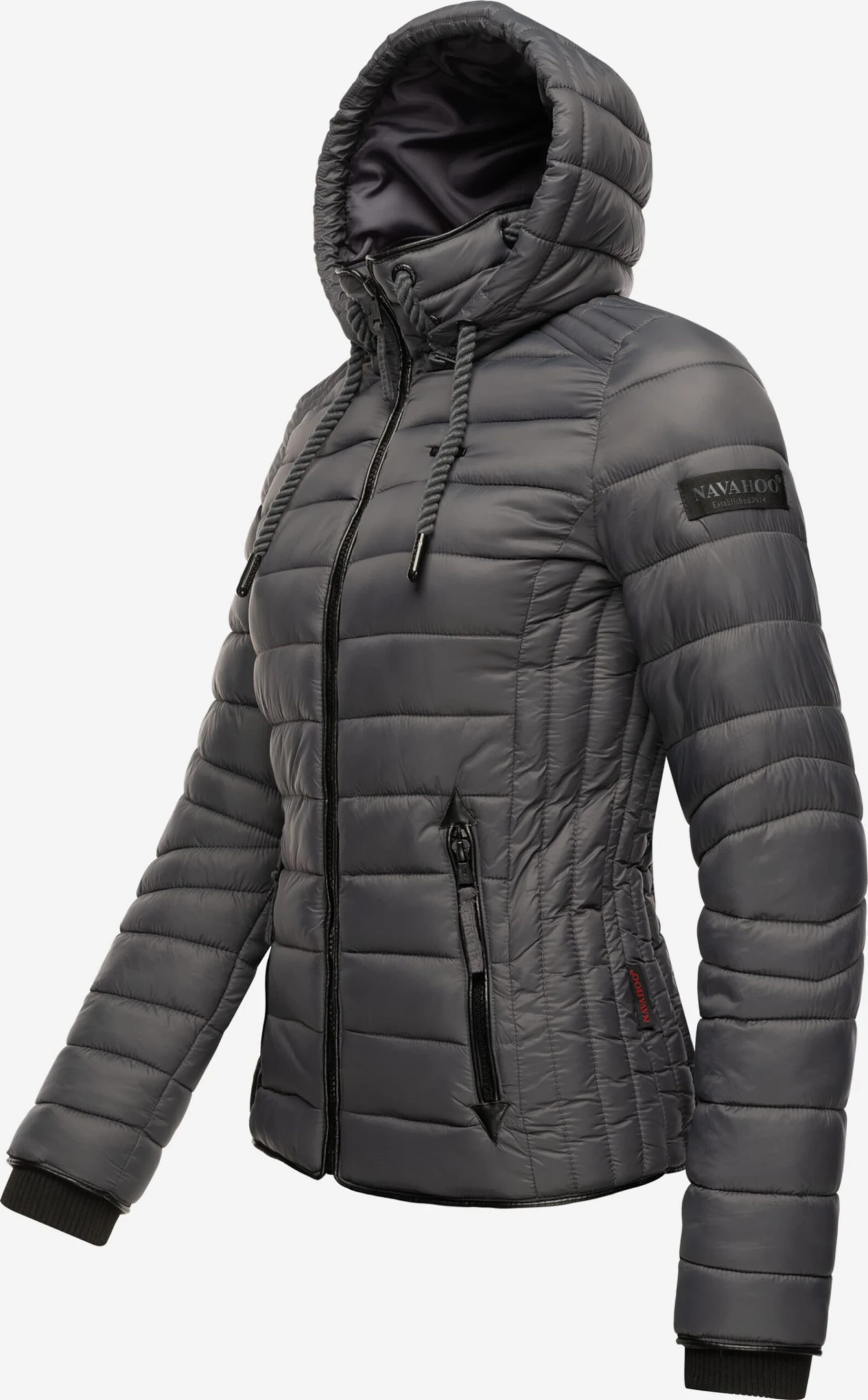 Navahoo Tussenjassen Tussenjas Lulana Dames Grijs 4 Navahoo Tussenjassen Tussenjas Lulana Dames Grijs - Afbeelding 2