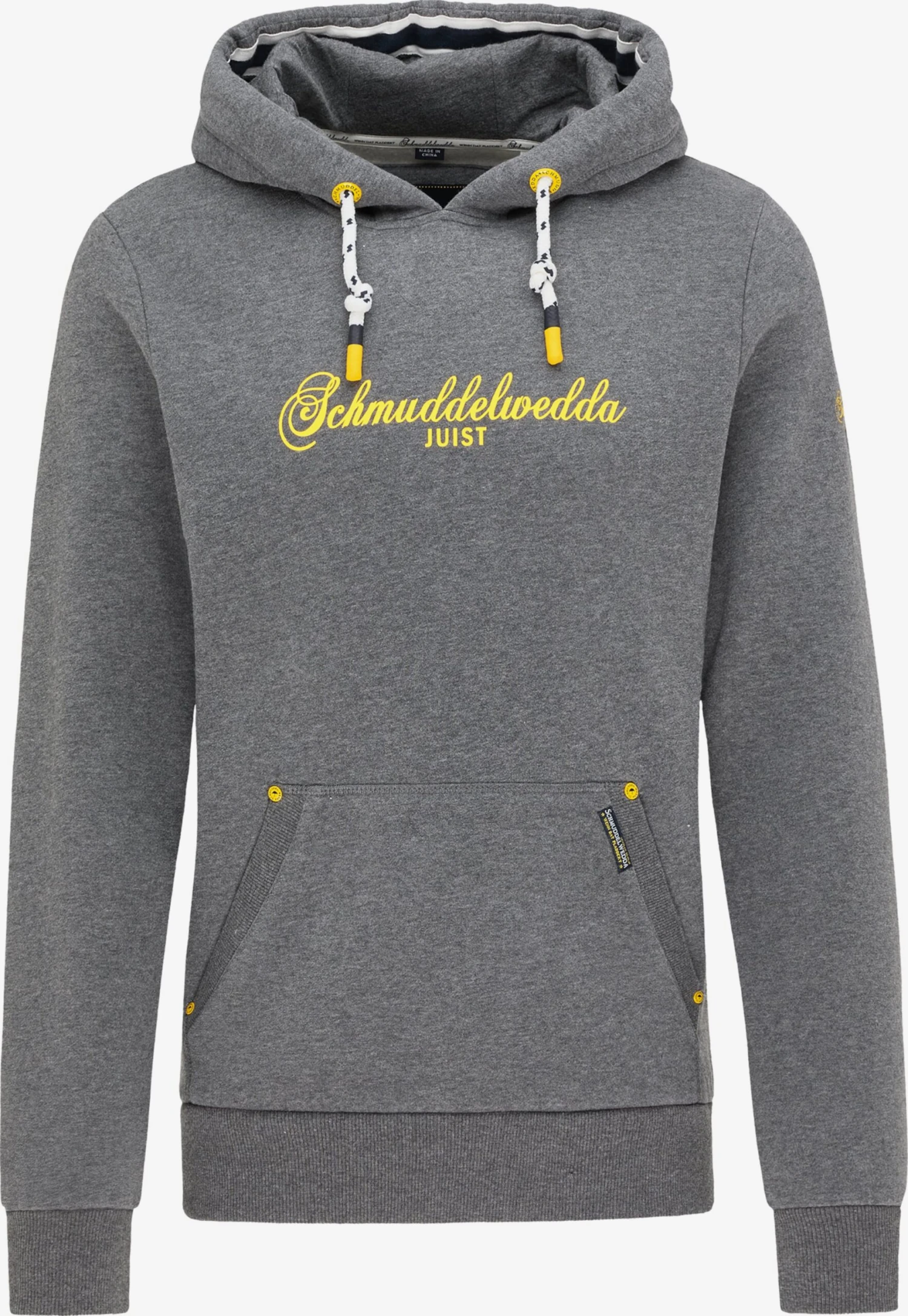 Schmuddelwedda Hoodies Sweatshirt Juist Heren Grijs Gemêleerd 3 Schmuddelwedda Hoodies Sweatshirt Juist Heren Grijs Gemêleerd