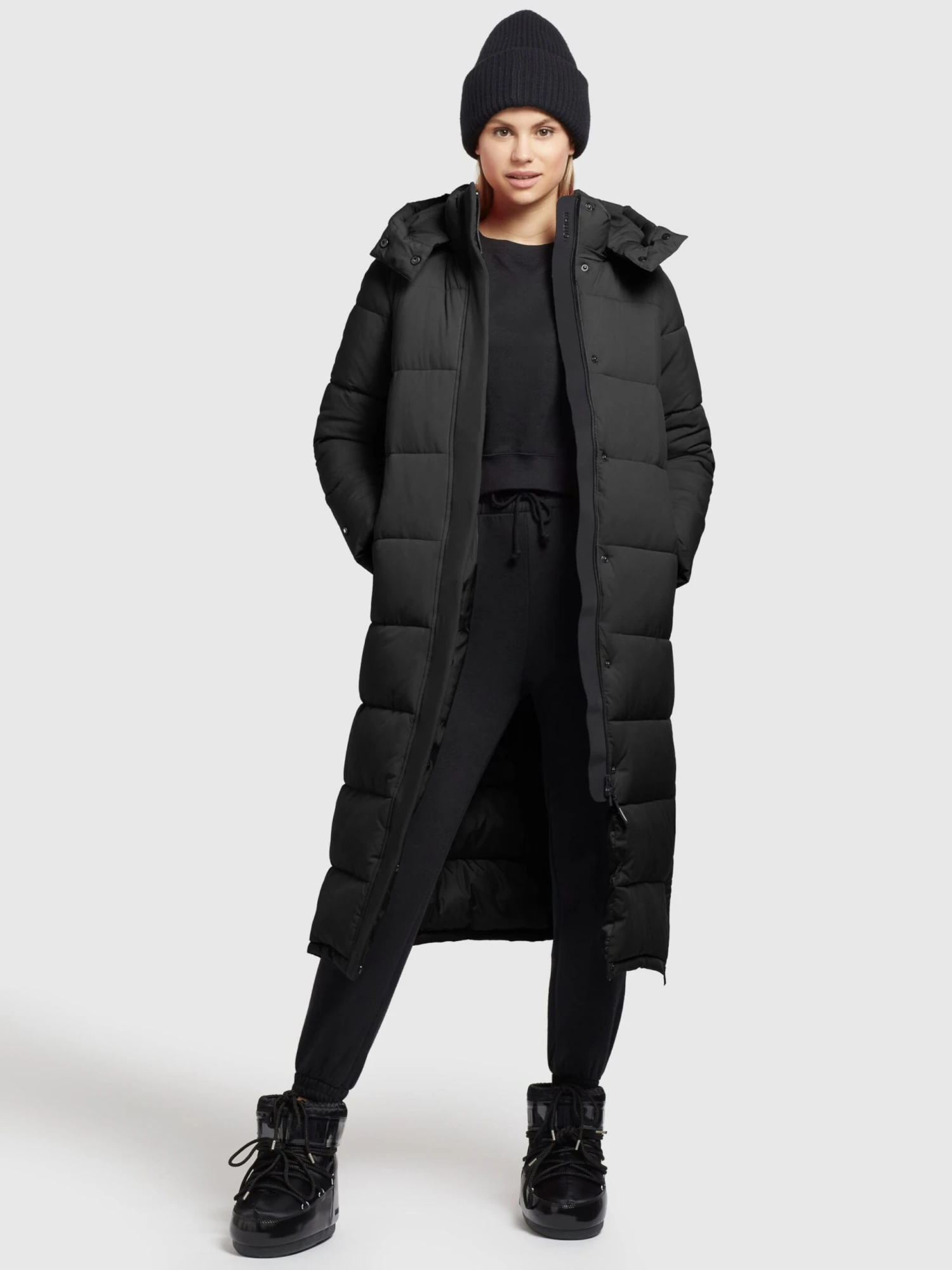 Khujo Wintermantels Wintermantel EMORIA MATT Dames Zwart 8 Khujo Wintermantels Wintermantel EMORIA MATT Dames Zwart - Afbeelding 6