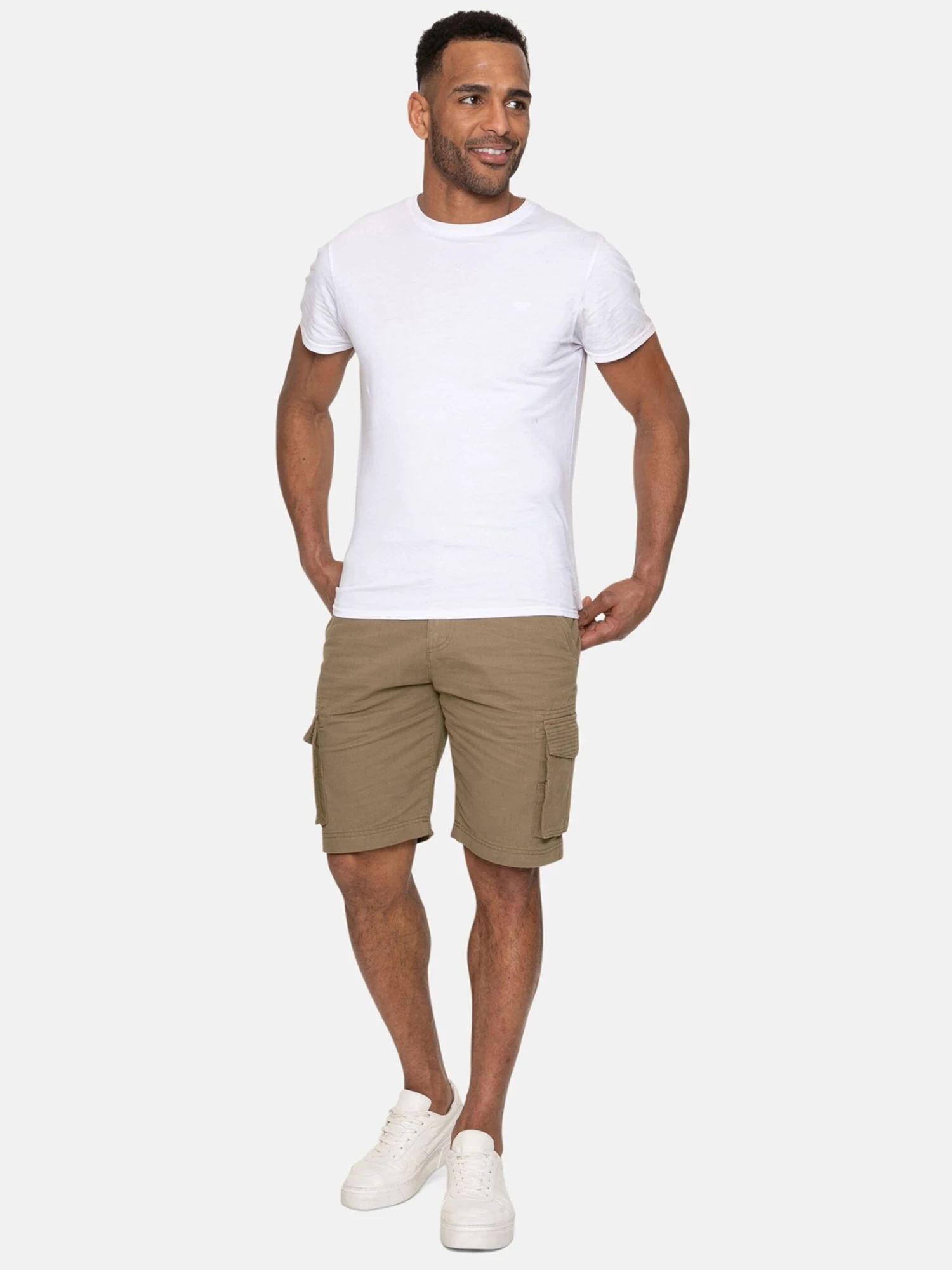 Threadbare Cargo Shorts Regular Cargobroek Bute Heren Camel 6 Threadbare Cargo Shorts Regular Cargobroek Bute Heren Camel - Afbeelding 4