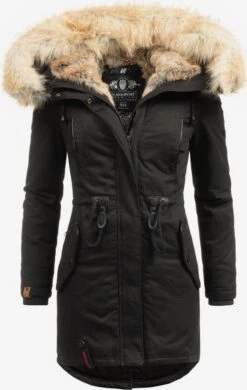 Navahoo Parkas Winterparka Bombii Dames Zwart