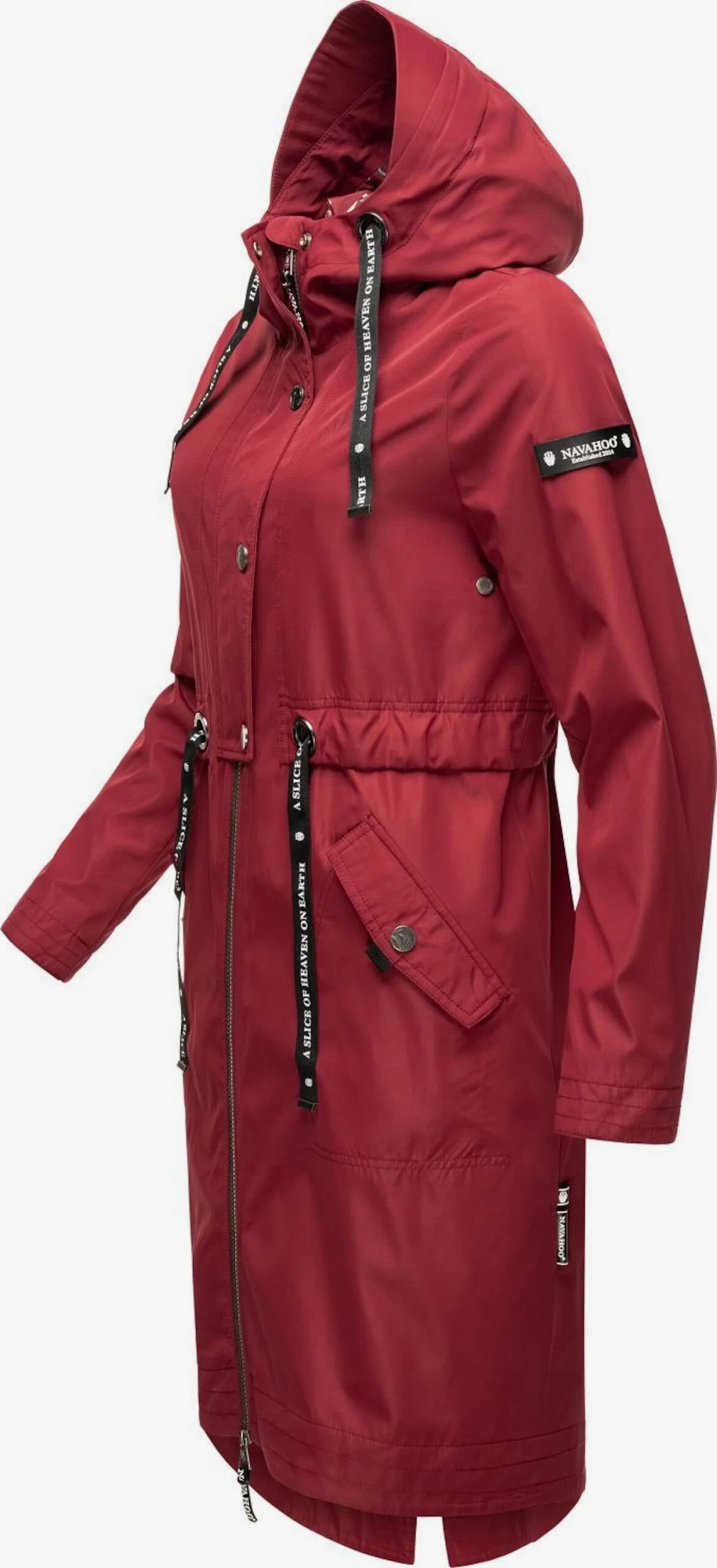 Navahoo Parkas Tussenparka Josinaa Dames Donkerrood 4 Navahoo Parkas Tussenparka Josinaa Dames Donkerrood - Afbeelding 2