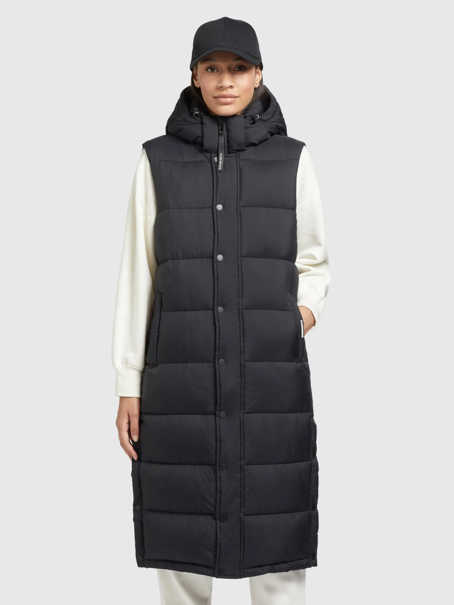 Khujo Bodywarmers Bodywarmer Magneta Dames Zwart 4 Khujo Bodywarmers Bodywarmer Magneta Dames Zwart - Afbeelding 2