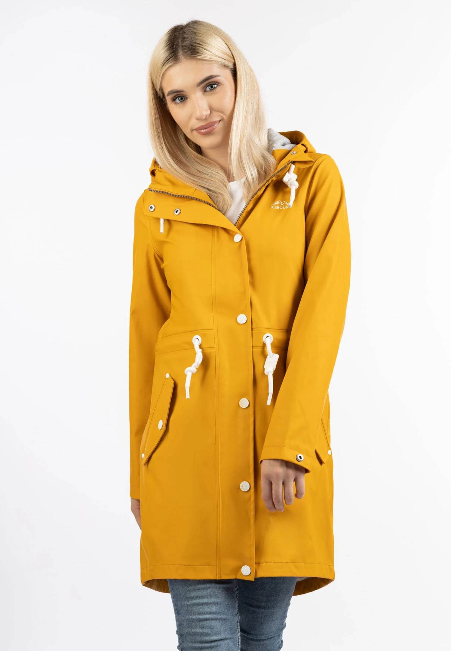 ICEBOUND Regenmantels Functionele Mantel Dames Curry 4 ICEBOUND Regenmantels Functionele Mantel Dames Curry - Afbeelding 2