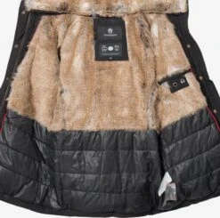 Marikoo Winterjassen Winterjas Nekoo Dames Zwart -Chique Kleding Winkel 37b2d285a77216f549b2bee5504c806a