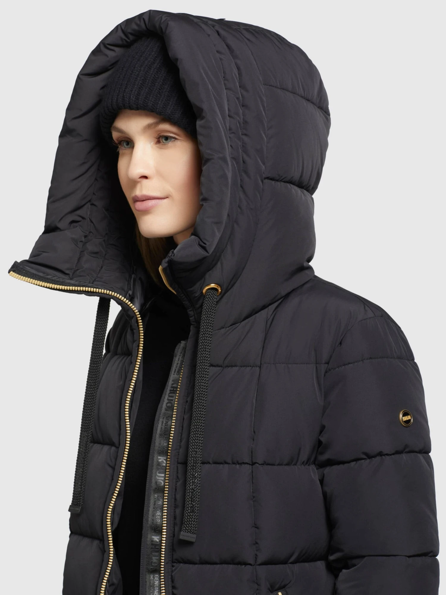 Khujo Wintermantels Wintermantel Aruba Dames Zwart 9 Khujo Wintermantels Wintermantel Aruba Dames Zwart - Afbeelding 7