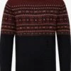 Blend Coltruien Trui TJESSE Heren Donkerrood / Zwart -Chique Kleding Winkel 3b9e4666d0569cef3f7095ed5a34d0df