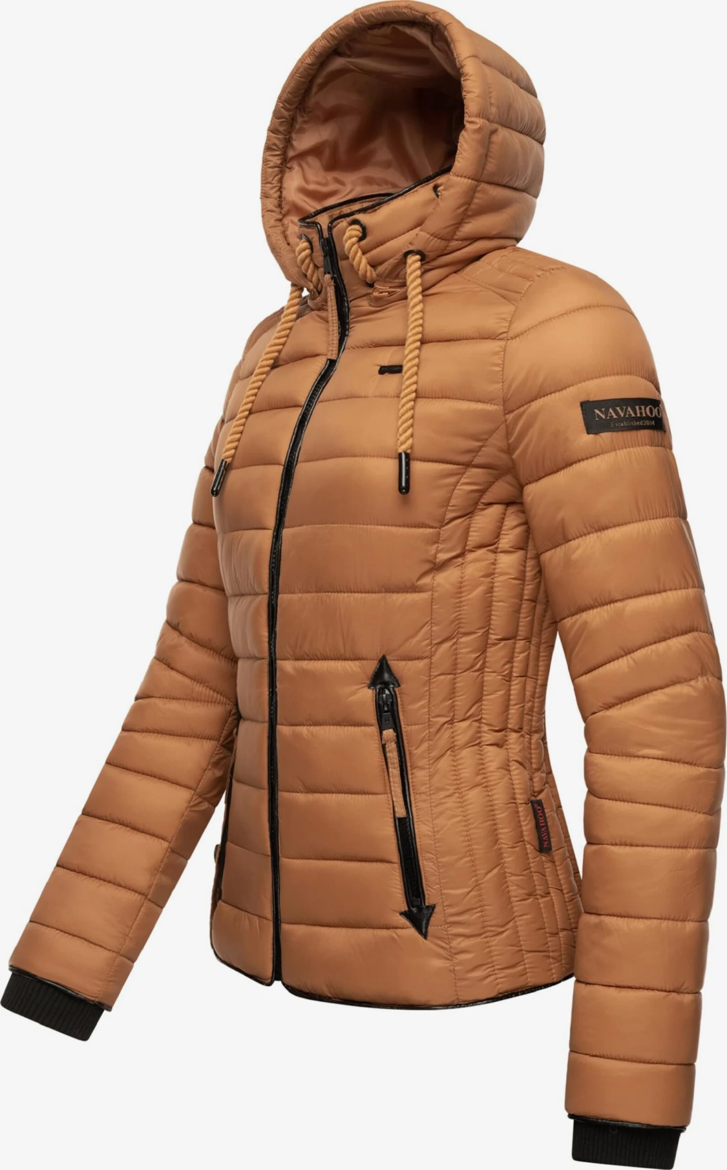 Navahoo Tussenjassen Tussenjas Lulana Dames Karamel 4 Navahoo Tussenjassen Tussenjas Lulana Dames Karamel - Afbeelding 2