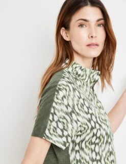 Gerry Weber Blouses Met Korte Mouw Blouse Dames Olijfgroen / Lichtgroen 11 Gerry Weber Blouses Met Korte Mouw Blouse Dames Olijfgroen / Lichtgroen -Chique Kleding Winkel 3fc815a095f4f07717b1af80dc1763e2