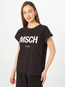 MOSS COPENHAGEN T-shirts Shirt Alva Dames Zwart -Chique Kleding Winkel 419be47110351996ec38c7be3dd15dd5