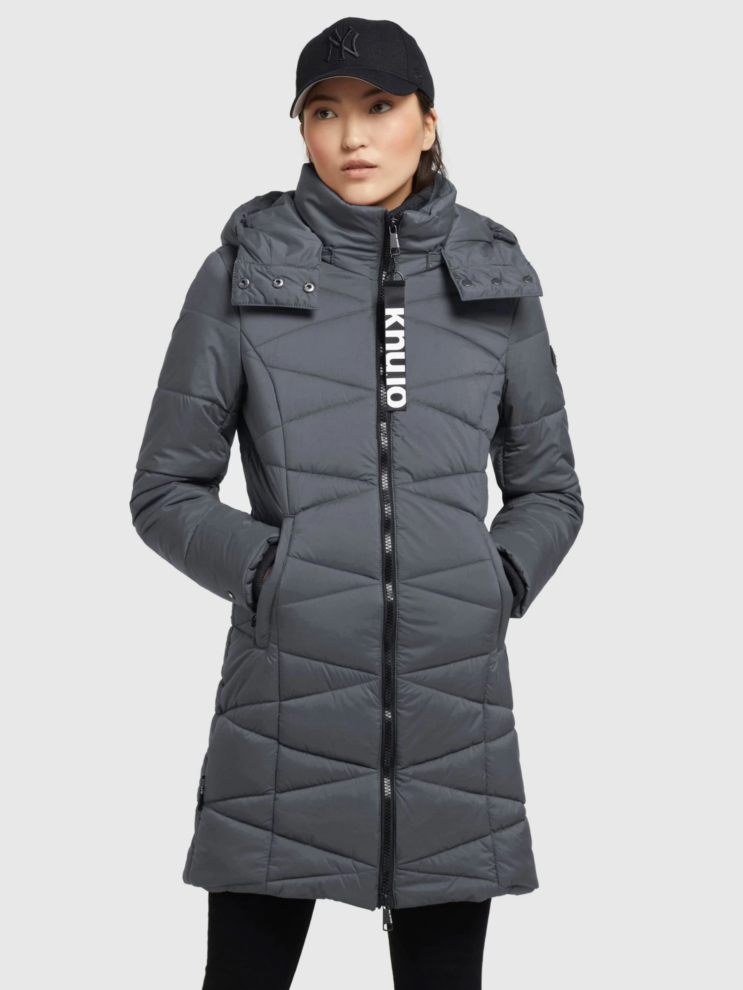 Khujo Tussenmantels Tussenmantel Fitt Light Dames Donkergrijs 4 Khujo Tussenmantels Tussenmantel Fitt Light Dames Donkergrijs - Afbeelding 2