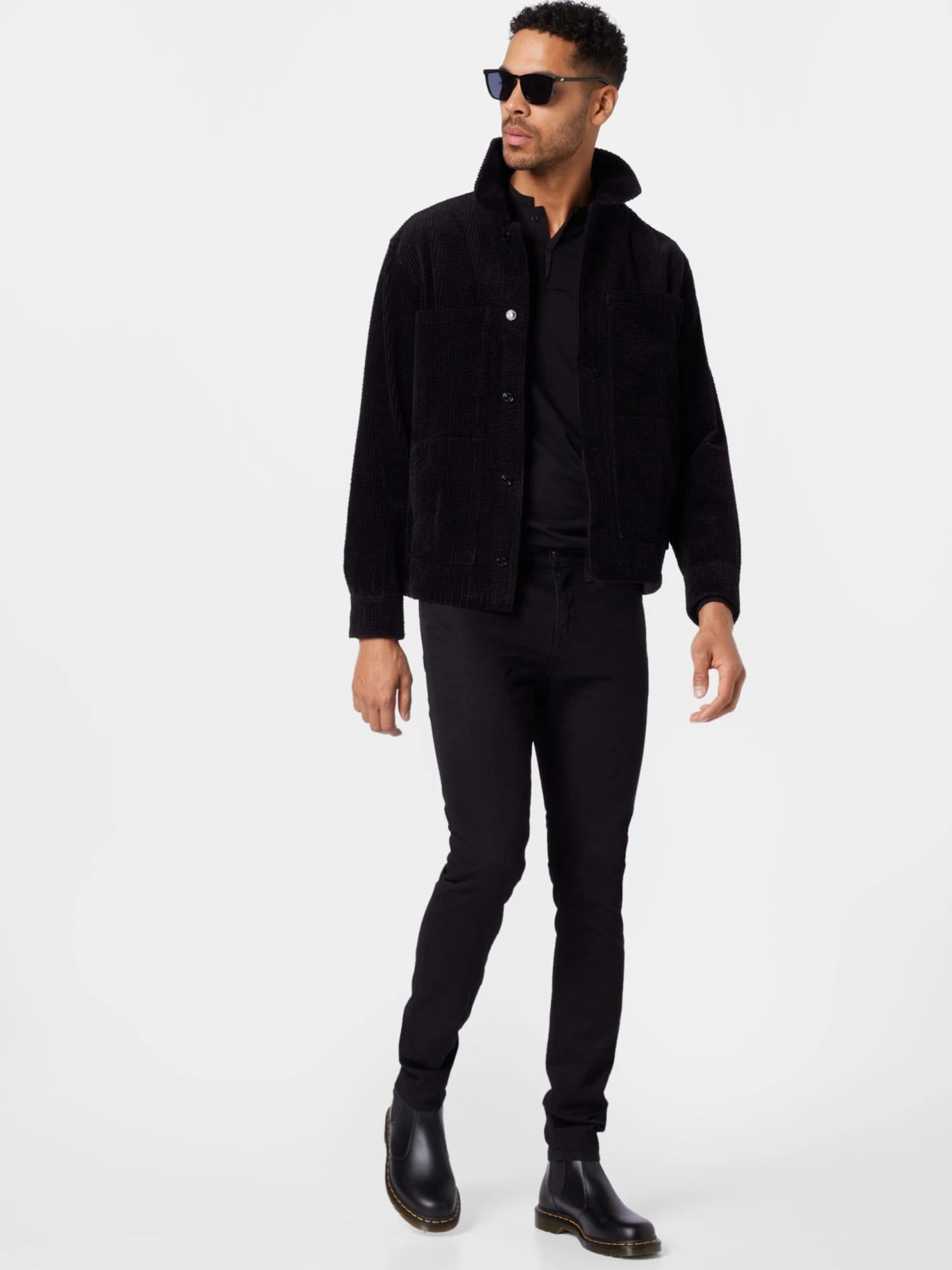 DRYKORN Longsleeves Shirt KENO Heren Zwart 7 DRYKORN Longsleeves Shirt KENO Heren Zwart - Afbeelding 5