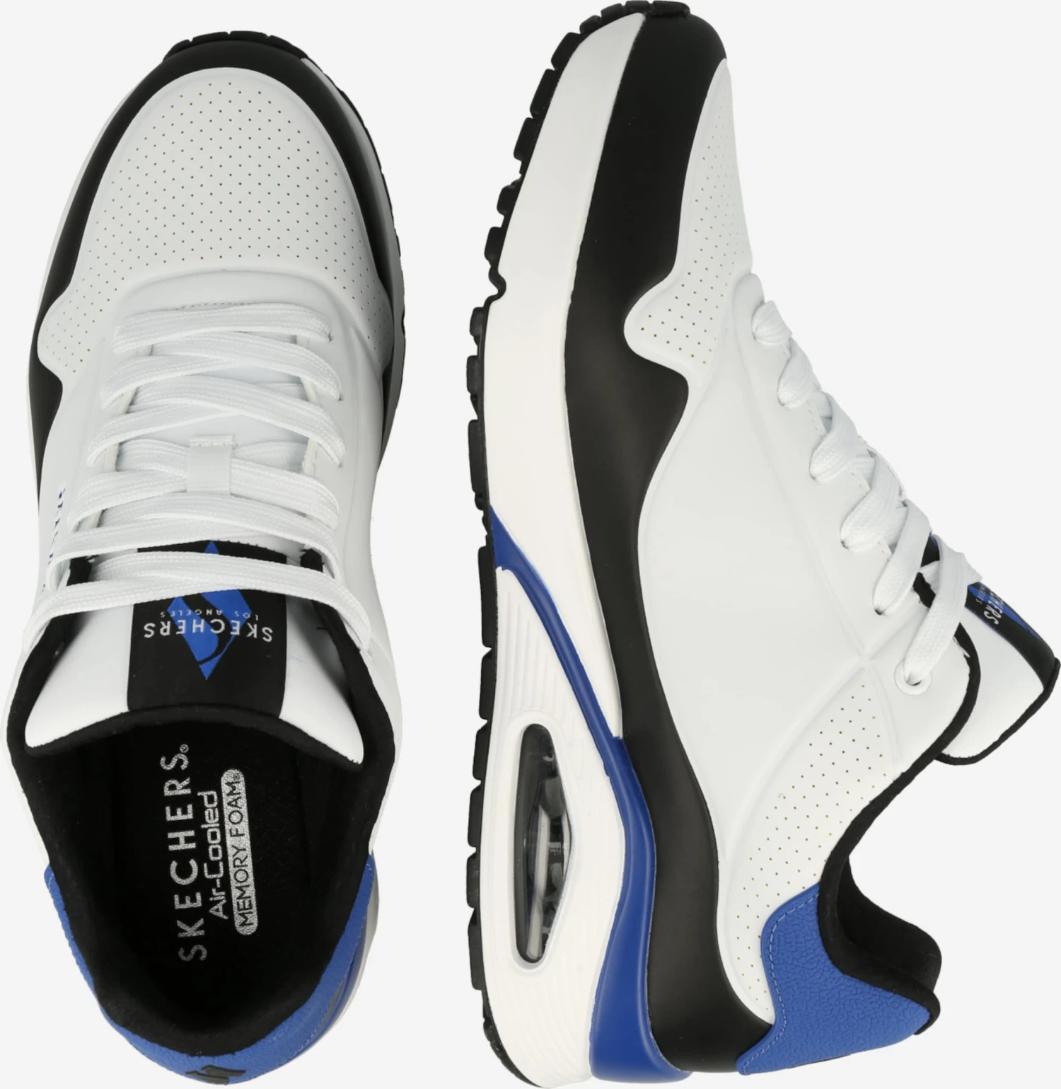 Skechers Casual Sneakers Sneakers Laag Uno Back Lit Heren Wit 4 Skechers Casual Sneakers Sneakers Laag Uno Back Lit Heren Wit - Afbeelding 2