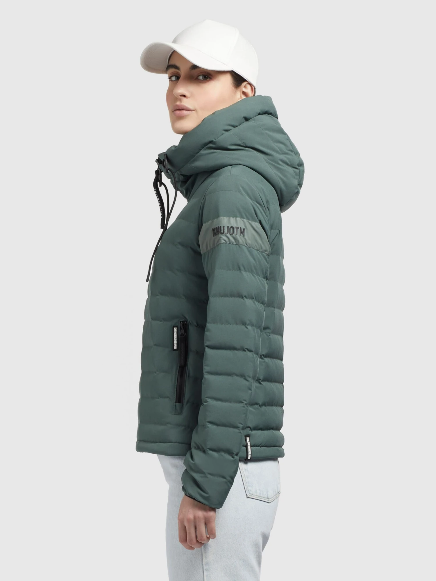 Khujo Tussenjassen Tussenjas Lovina4 Matt Dames Smaragd 7 Khujo Tussenjassen Tussenjas Lovina4 Matt Dames Smaragd - Afbeelding 5