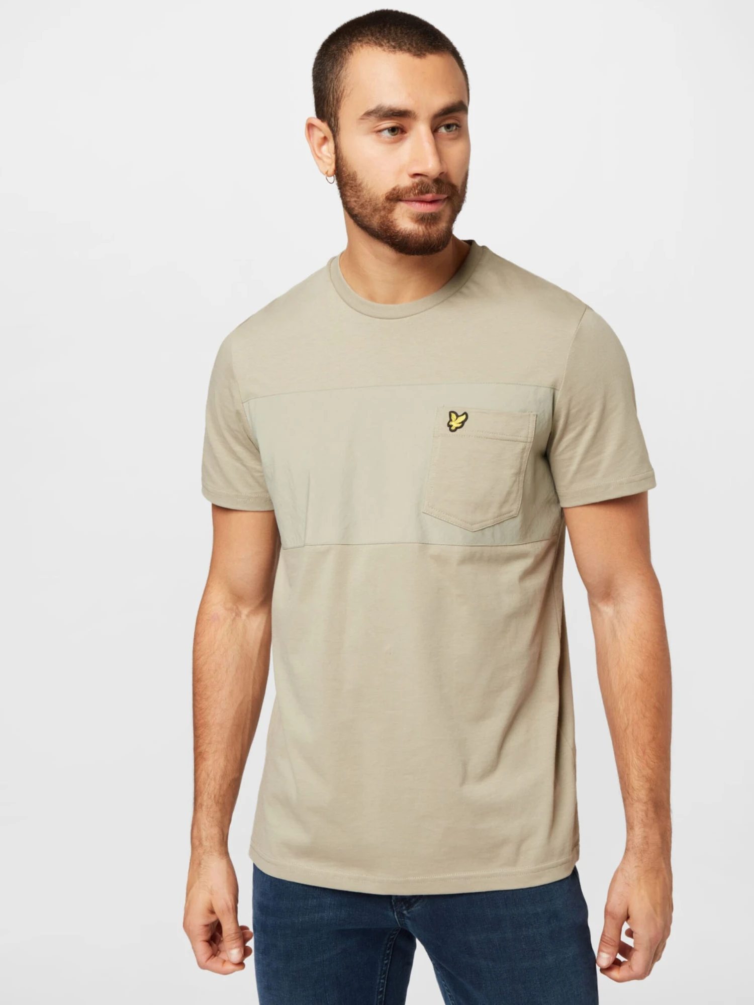 Lyle & Scott T-shirts Shirt Heren Kaki / Lichtgroen 5 Lyle & Scott T-shirts Shirt Heren Kaki / Lichtgroen - Afbeelding 3