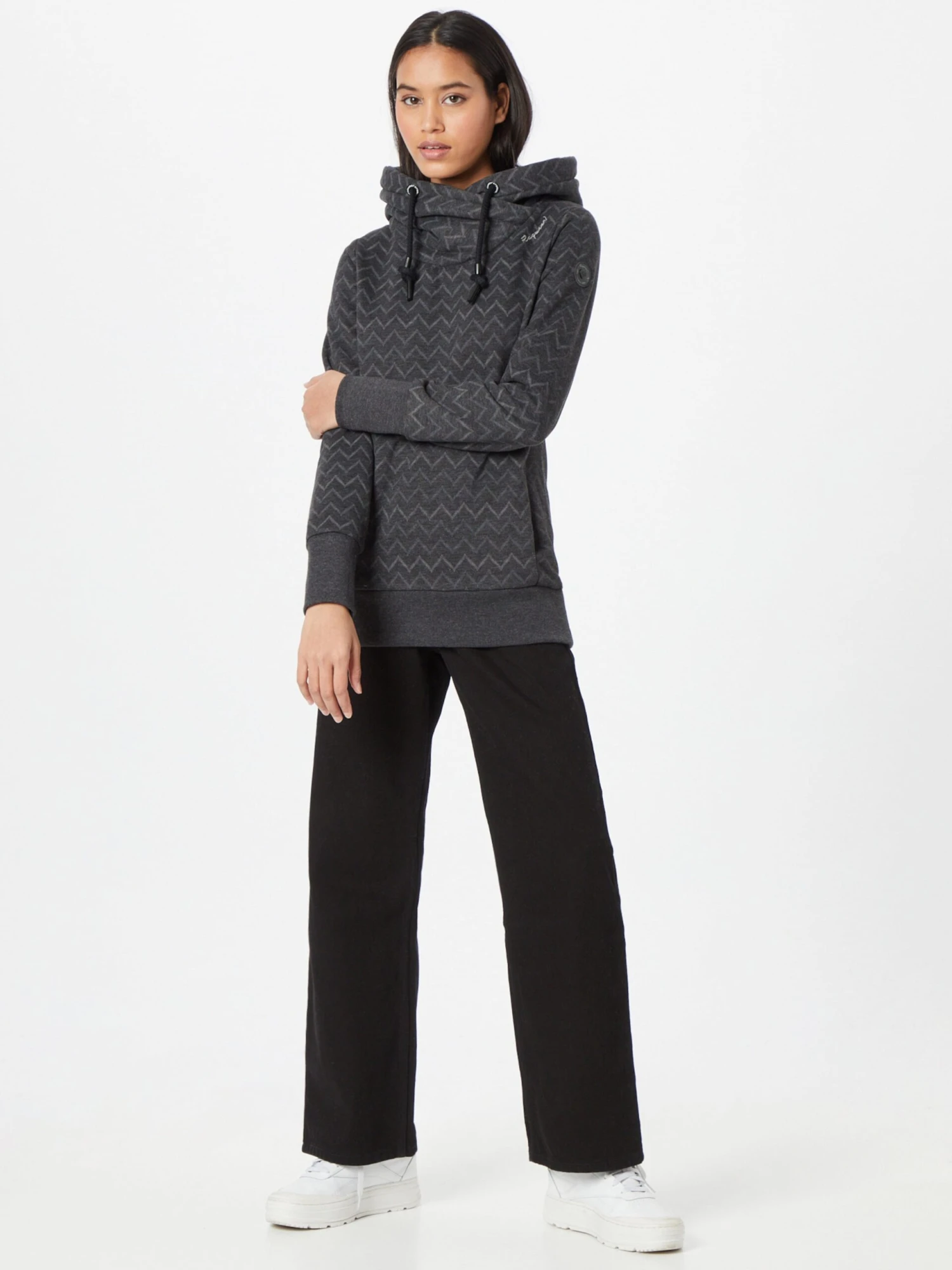 Ragwear Hoodies Sweatshirt GRIPY Dames Zwart 7 Ragwear Hoodies Sweatshirt GRIPY Dames Zwart - Afbeelding 5