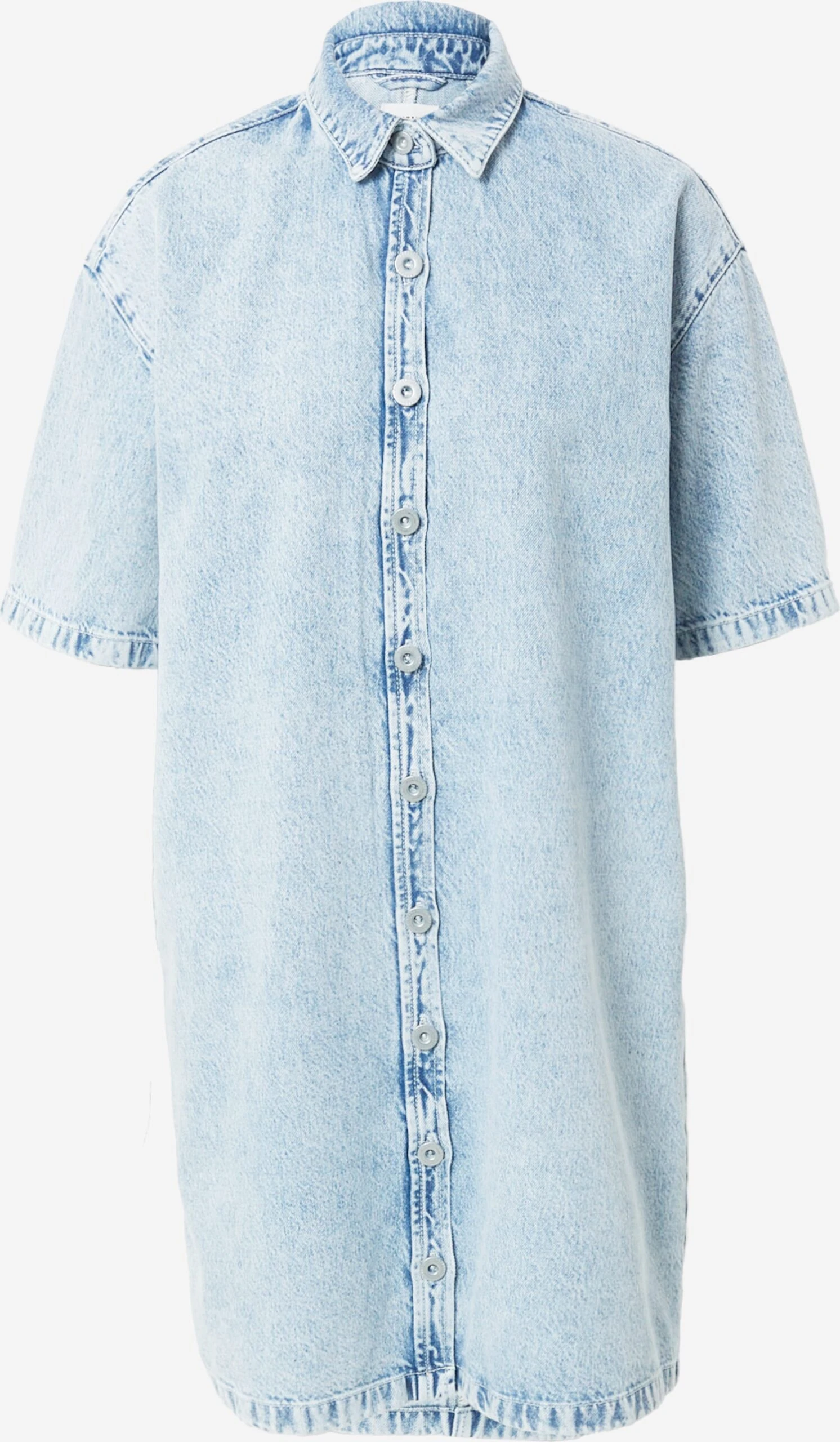 Mustang Blousejurken Blousejurk Perry Dames Blauw 3 Mustang Blousejurken Blousejurk Perry Dames Blauw