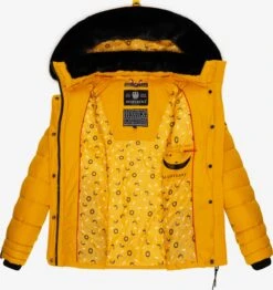 Marikoo Winterjassen Winterjas Qesraa Dames Geel -Chique Kleding Winkel 49d5c86fad09b08e0ddcf02a5e00bf48