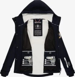 Marikoo Tussenjassen Tussenjas Dames Blauw -Chique Kleding Winkel 4a77bea0d2f26dc9d8e4370767f184de