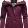 Marikoo Winterjassen Winterjas Bikoo Dames Wijnrood -Chique Kleding Winkel 4c048d44b8fe7d56fc1b827b4279fca2