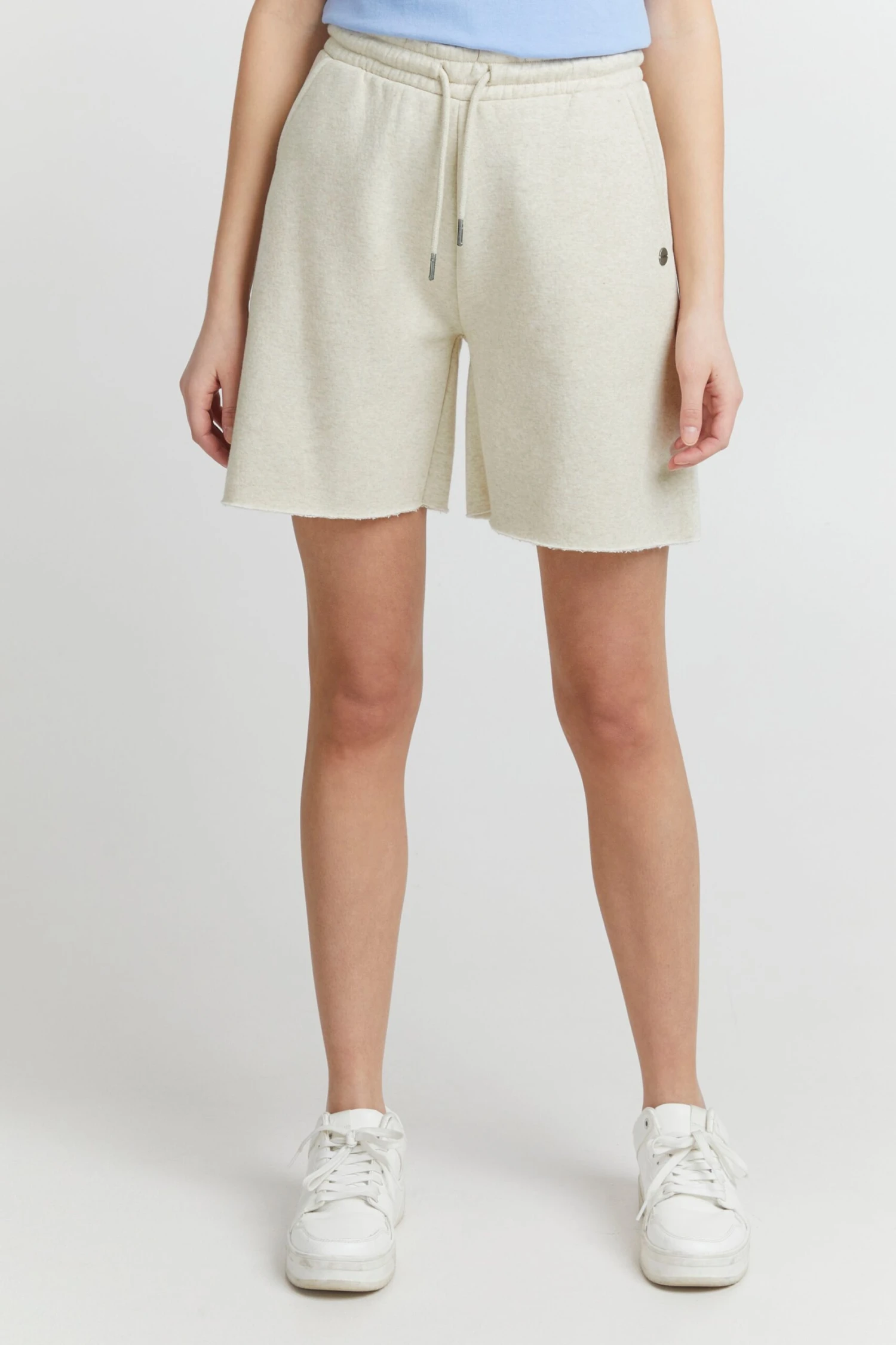 OXMO Shorts Wide Leg Broek Hope Dames Beige 4 OXMO Shorts Wide Leg Broek Hope Dames Beige - Afbeelding 2