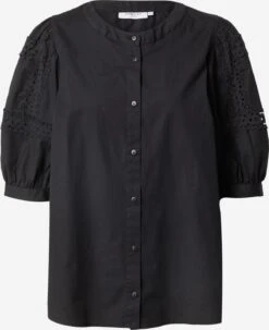 MOSS COPENHAGEN Blouses Met Korte Mouw Blouse Maribel Dames Zwart