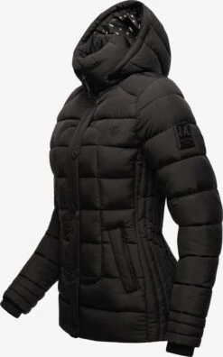 Marikoo Winterjassen Winterjas Qesraa Dames Zwart -Chique Kleding Winkel 4f8ec967dc203f60bad8ecb28fecc0d3