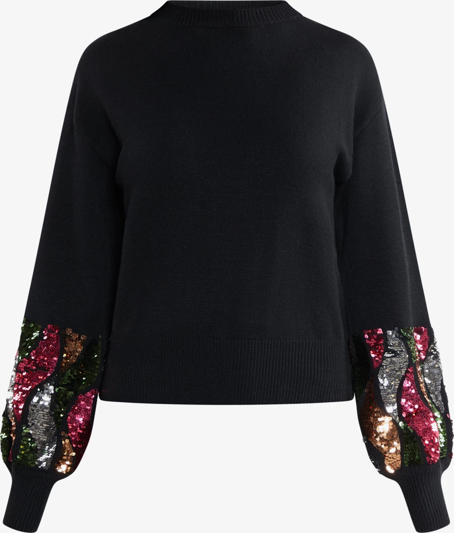 Faina Fijngebreide Truien Trui Caneva Dames Zwart 3 Faina Fijngebreide Truien Trui Caneva Dames Zwart