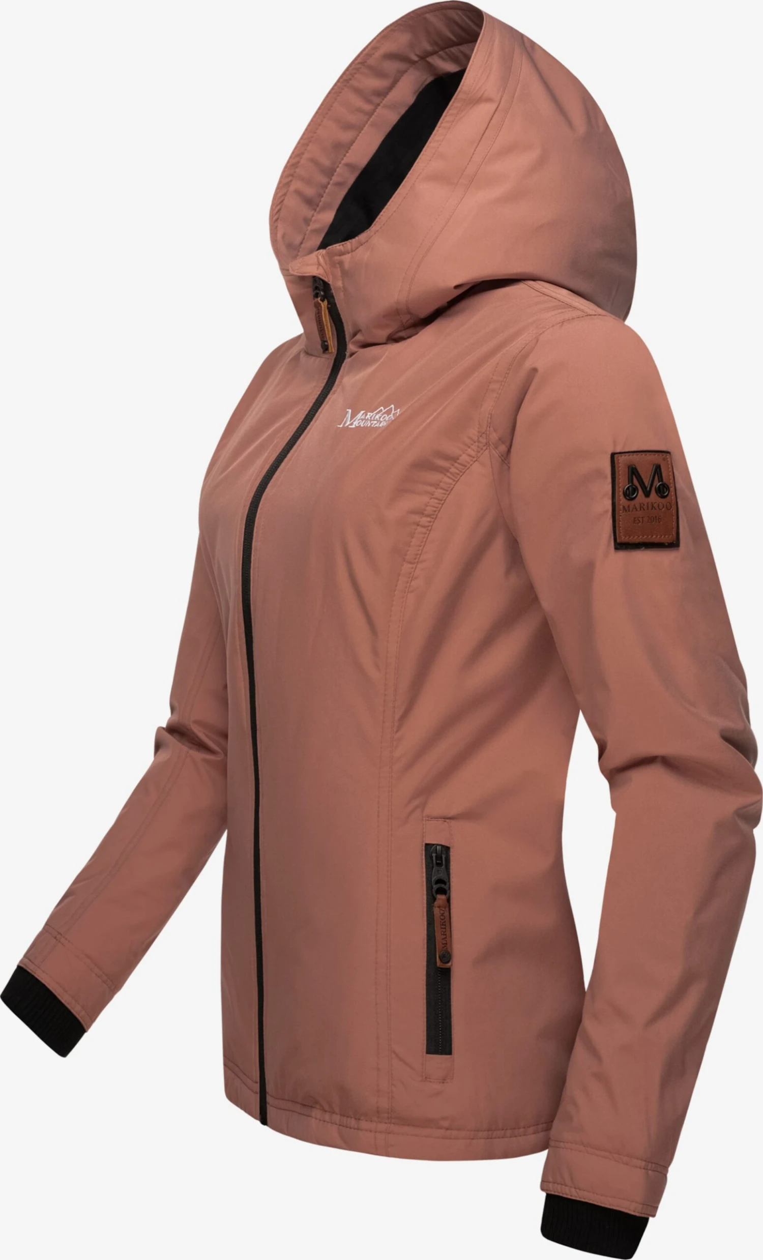 Marikoo Tussenjassen Tussenjas Brombeere Dames Lichtbruin 4 Marikoo Tussenjassen Tussenjas Brombeere Dames Lichtbruin - Afbeelding 2