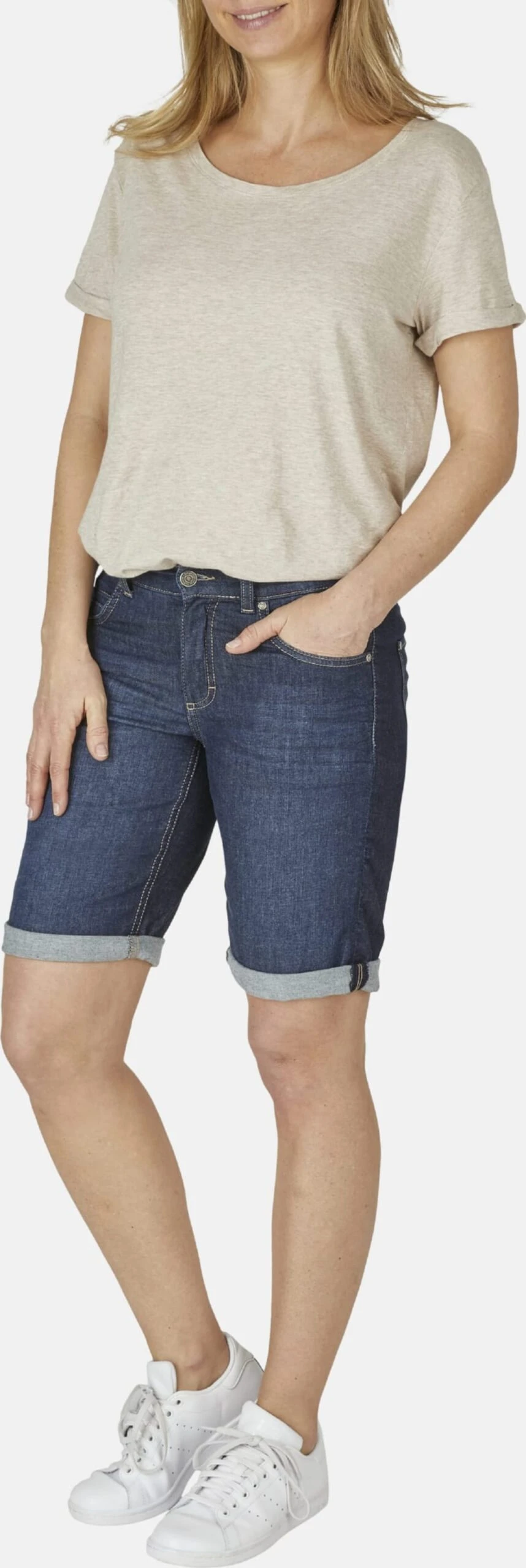 Angels Denim Shorts Regular Jeans Dames Indigo 9 Angels Denim Shorts Regular Jeans Dames Indigo - Afbeelding 7