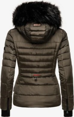Navahoo Winterjassen Winterjas Adele Dames Taupe -Chique Kleding Winkel 56634d439c1c8186cf7cf0e3575982dd