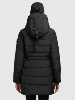 Khujo Korte Mantels Tussenmantel Amaray Dames Zwart -Chique Kleding Winkel 5911a52184749e2a97e490ad913b622f