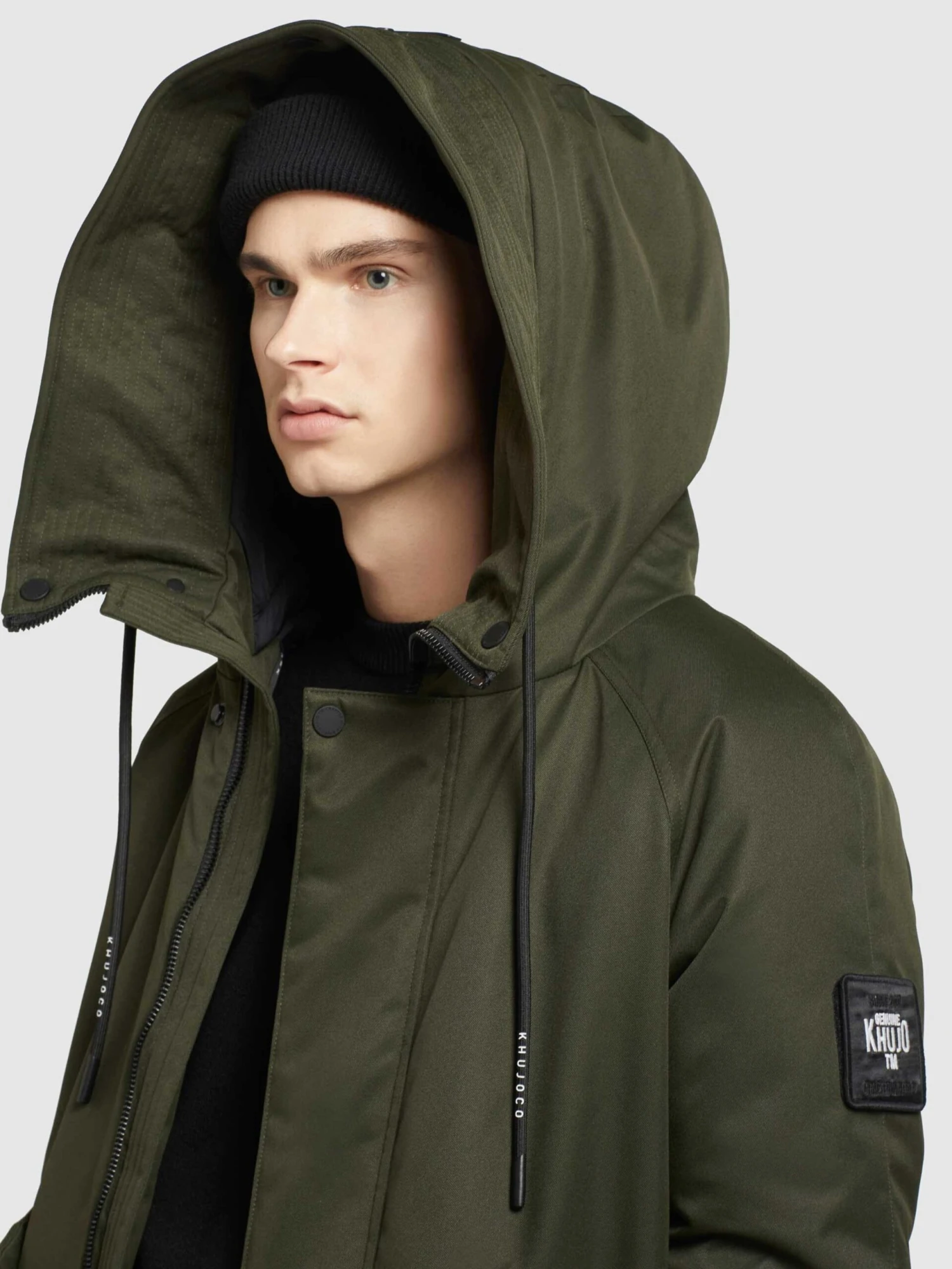 Khujo Wintermantels Winterjas Tuck Heren Olijfgroen 9 Khujo Wintermantels Winterjas Tuck Heren Olijfgroen - Afbeelding 7