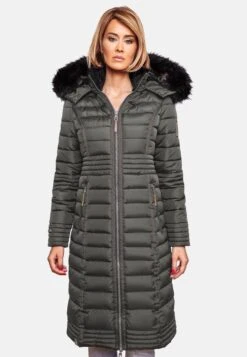 Navahoo Wintermantels Wintermantel Umay Dames Aardetinten -Chique Kleding Winkel 5a32d31fef8270b4a5e12ed4e9f9b7ba