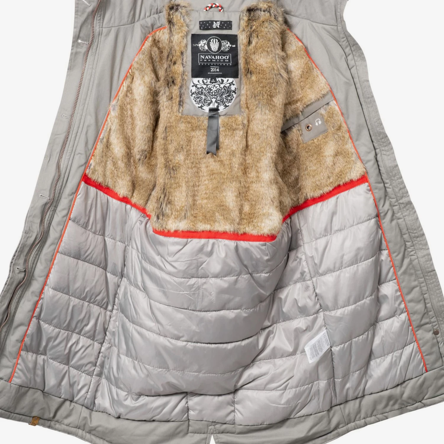 Navahoo Parkas Winterparka Kin-Joo Dames Grijs 6 Navahoo Parkas Winterparka Kin-Joo Dames Grijs - Afbeelding 4