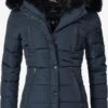 Marikoo Winterjassen Winterjas Lotusblüte Dames Donkerblauw 2 Marikoo Winterjassen Winterjas Lotusblüte Dames Donkerblauw -Chique Kleding Winkel 5c487556da70cb399ac0591b6a438d1b