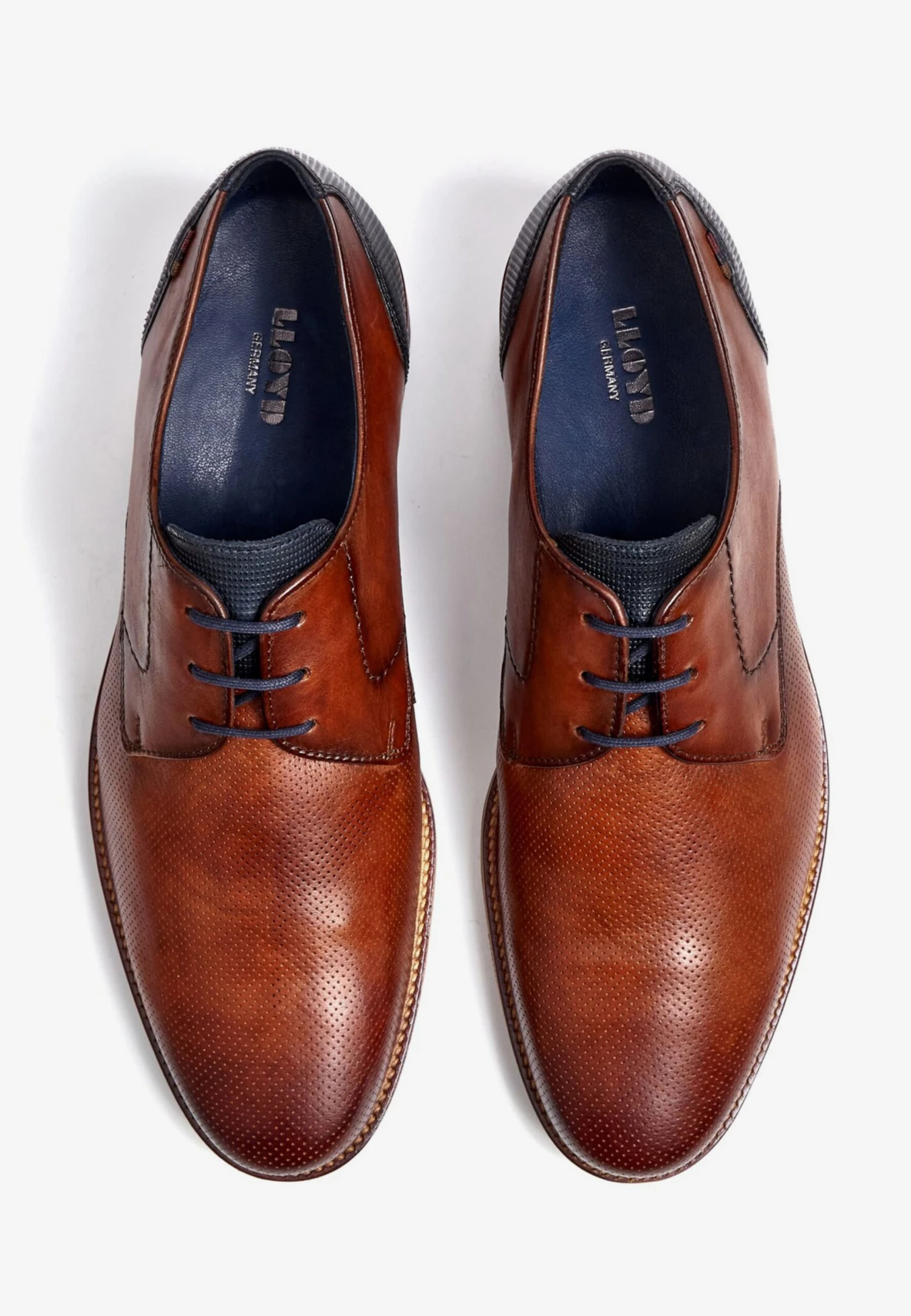 Lloyd Nette Schoenen Veterschoen Lagos Heren Cognac 7 Lloyd Nette Schoenen Veterschoen Lagos Heren Cognac - Afbeelding 5