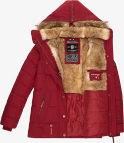Marikoo Winterjassen Winterjas Nekoo Dames Rood -Chique Kleding Winkel 5cd77503a3dc2b87c21e3065cd7fcfa0