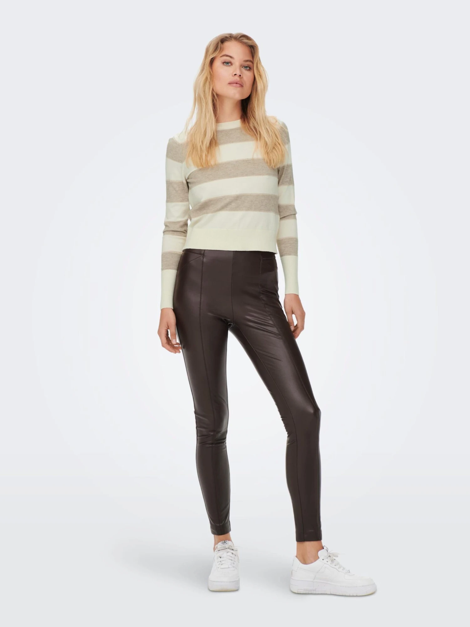 ONLY Fijngebreide Truien Trui Ibi Dames Wit 6 ONLY Fijngebreide Truien Trui Ibi Dames Wit - Afbeelding 4