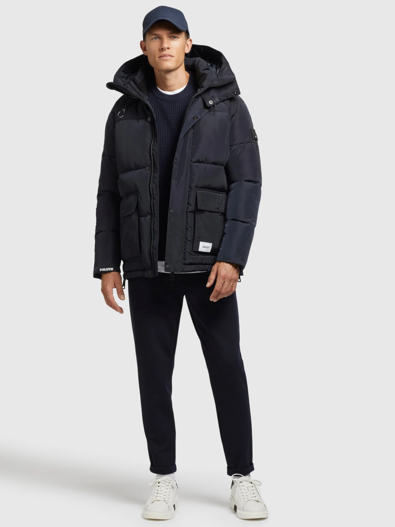 Khujo Winterjassen Winterjas Jedi Heren Donkerblauw 5 Khujo Winterjassen Winterjas Jedi Heren Donkerblauw - Afbeelding 3