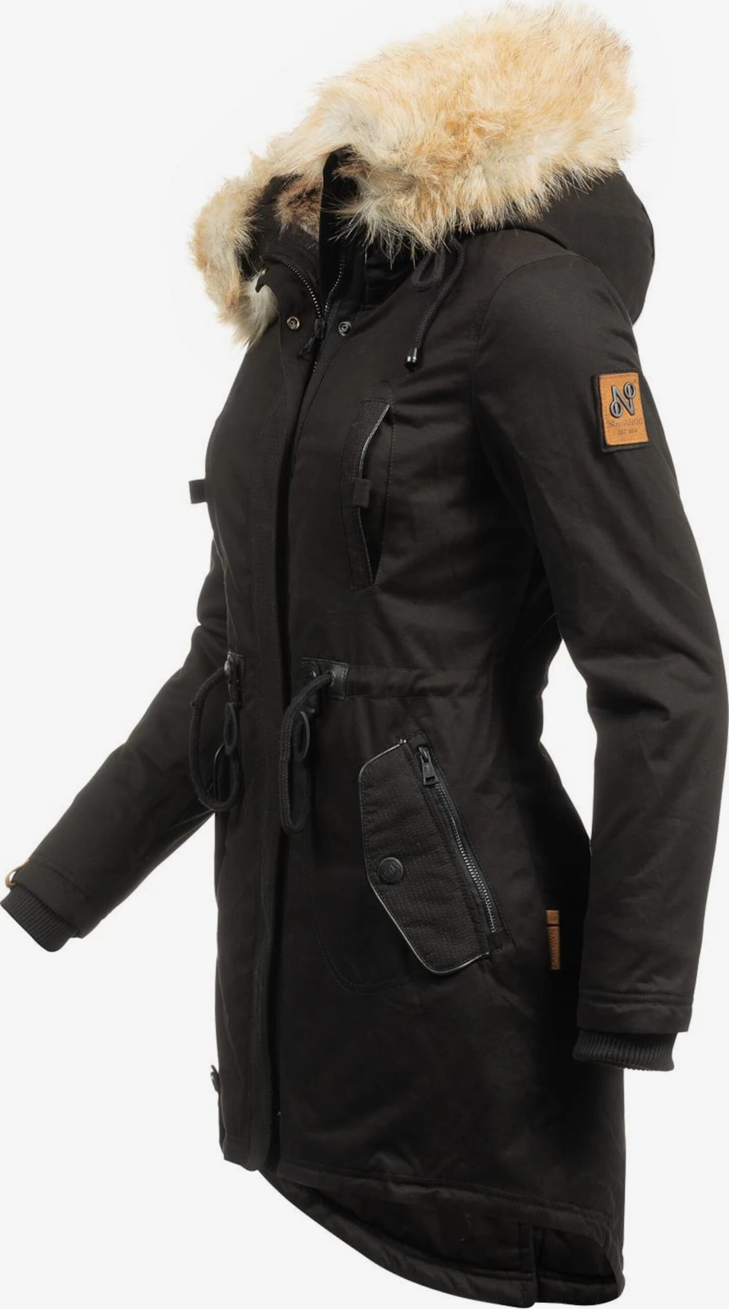 Navahoo Parkas Winterparka Bombii Dames Zwart 4 Navahoo Parkas Winterparka Bombii Dames Zwart - Afbeelding 2