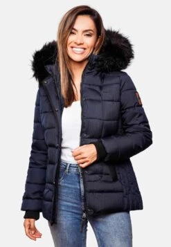 Marikoo Winterjassen Winterjas Unique Dames Nachtblauw 15 Marikoo Winterjassen Winterjas Unique Dames Nachtblauw -Chique Kleding Winkel 60e70f685512eb3573a2998ba78277e1