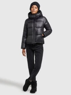 Khujo Winterjassen Winterjas Valona Dames Zwart -Chique Kleding Winkel 6142145df1b4b4993b76f84b9596febb