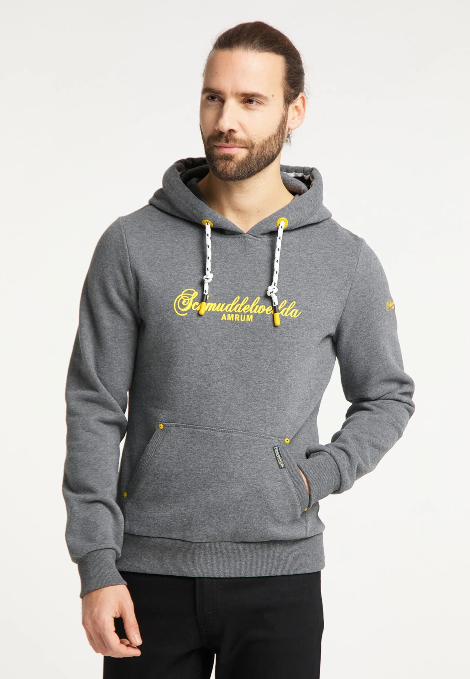 Schmuddelwedda Hoodies Sweatshirt Amrum Heren Grijs Gemêleerd 4 Schmuddelwedda Hoodies Sweatshirt Amrum Heren Grijs Gemêleerd - Afbeelding 2